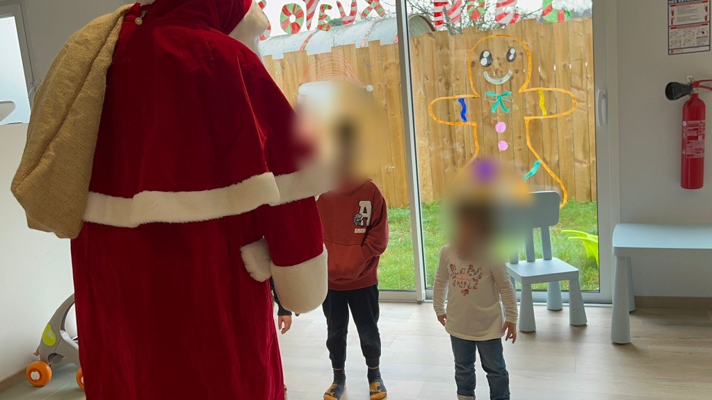 Visite du Père Noël au club